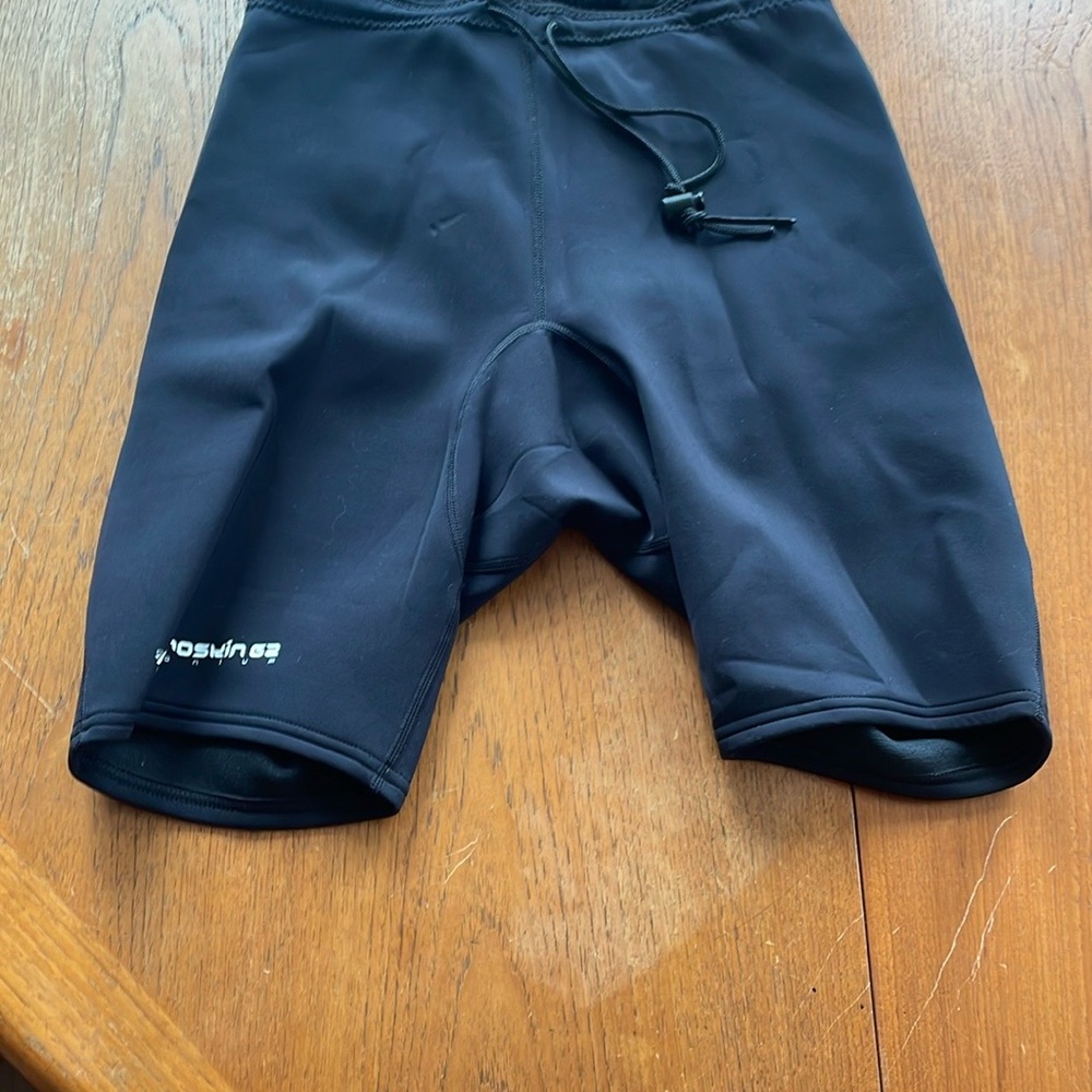 Black Hydroskin shorts